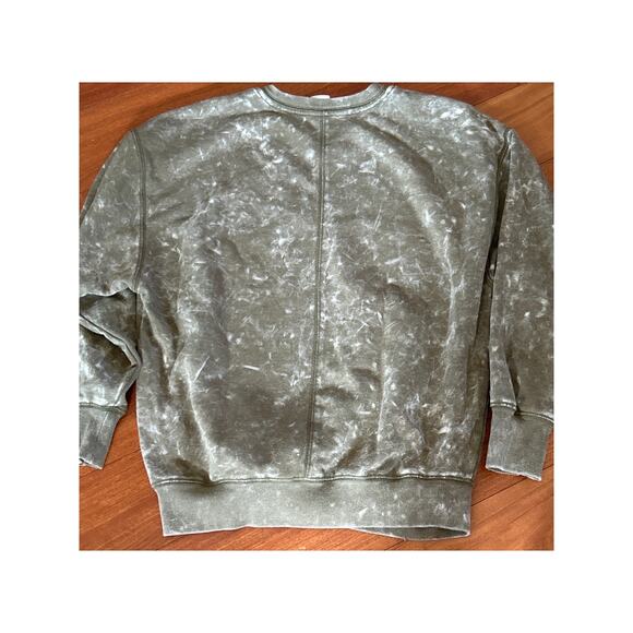 Mushroom Distressed Oversized Sweatshirt - Picture 3 of 3
